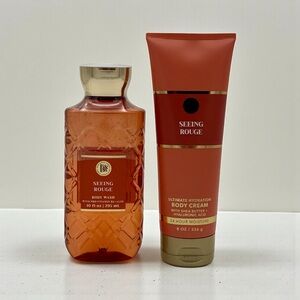 Bath & Body Works Seeing Rouge Everyday Luxuries Gift Set NWT